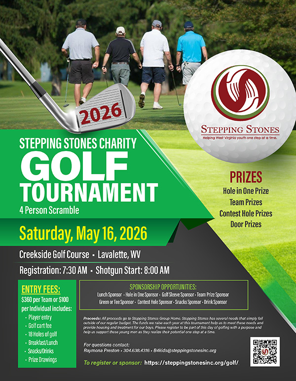 2026 Stepping Stones Golf Flyer